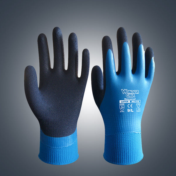 1 Pair Latex Waterproof Non-Slip Gloves for Ultimate Protection