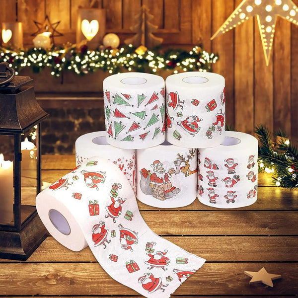 Spread Joy and Laughter with Our Christmas Toilet Roll Paper