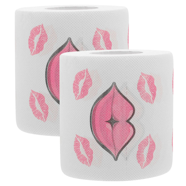 Lip Pattern Red Napkin Rolls