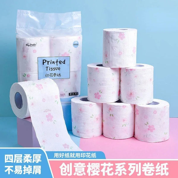 Cartoon Print Toilet Tissue Rolls