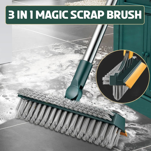 3-in-1 Floor Scrub Brush